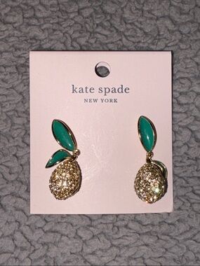 Kate Spade Gold Lemon Earrings